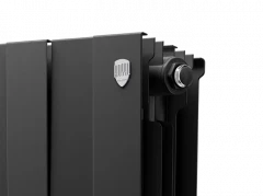 Биметаллический радиатор отопления Royal Thermo PianoForte 300 12 секций Noir Sable