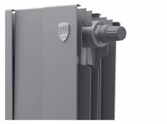 Биметаллический радиатор отопления Royal Thermo PianoForte 300 10 секций Silver Satin VDR