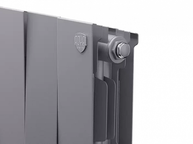 Биметаллический радиатор отопления Royal Thermo PianoForte 200 14 секций Silver Satin