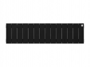 Биметаллический радиатор отопления Royal Thermo PianoForte 200 14 секций Noir Sable