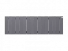 Биметаллический радиатор отопления Royal Thermo PianoForte 300 16 секций Silver Satin