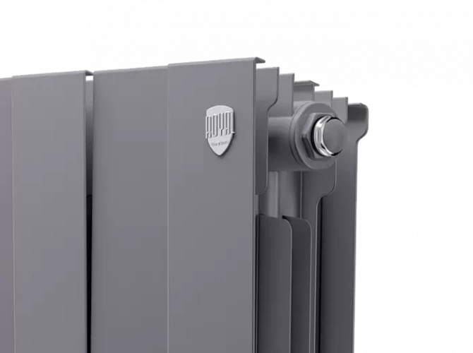 Биметаллический радиатор отопления Royal Thermo PianoForte 300 16 секций Silver Satin