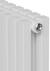 Стальной трубчатый радиатор 2-колончатый Royal Thermo Shift Q30 C2180 - 04 секц. RAL9016, боковое 1/2