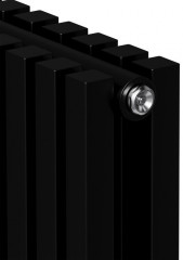 Стальной трубчатый радиатор 2-колончатый Royal Thermo Shift Q30 C2180 - 06 секц. RAL9005m, боковое 1/2