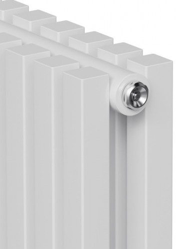 Стальной трубчатый радиатор 2-колончатый Royal Thermo Shift Q30 C2180 - 06 секц. RAL9016, боковое 1/2