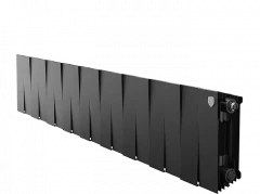 Биметаллический радиатор отопления Royal Thermo PianoForte 200 18 секций Noir Sable