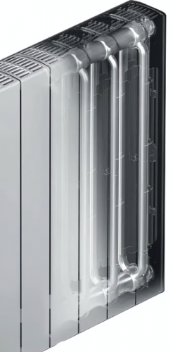 Биметаллический радиатор Rifar SUPReMO 350 х12 секц НП лев (VL)