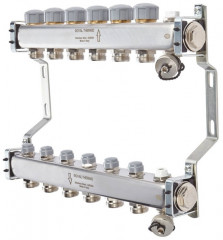 Для отопления Royal Thermo 1" ВР-3/4" НР, 3 выхода, нерж. (RTE 51.103)