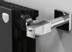 Набор вентелей Royal Thermo CUBE, УГЛОВОЙ, (2 шт) хром