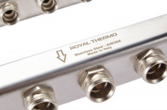 Для отопления Royal Thermo 1" ВР-3/4" НР, 8 выходов, нерж. (RTE 51.108)